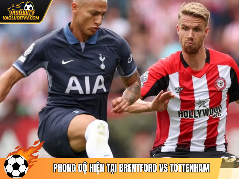 Phong độ hiện tại Brentford vs Tottenham
