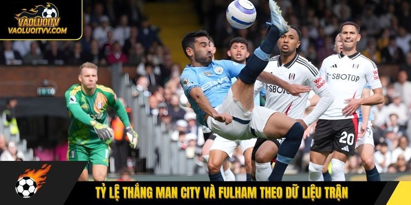 Tỷ lệ thắng Man City và Fulham theo dữ liệu trận